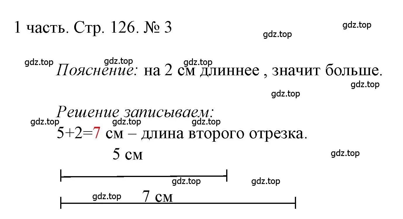 Решение номер 3 (страница 126) гдз по математике 1 класс Моро, Волкова, учебник 1 часть