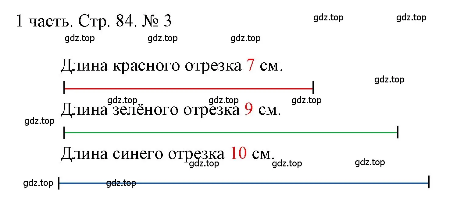 Решение номер 3 (страница 84) гдз по математике 1 класс Моро, Волкова, учебник 1 часть