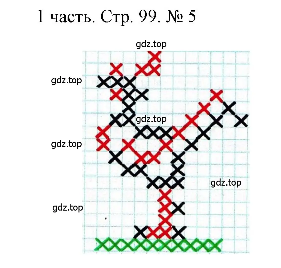 Решение номер 5 (страница 99) гдз по математике 1 класс Моро, Волкова, учебник 1 часть