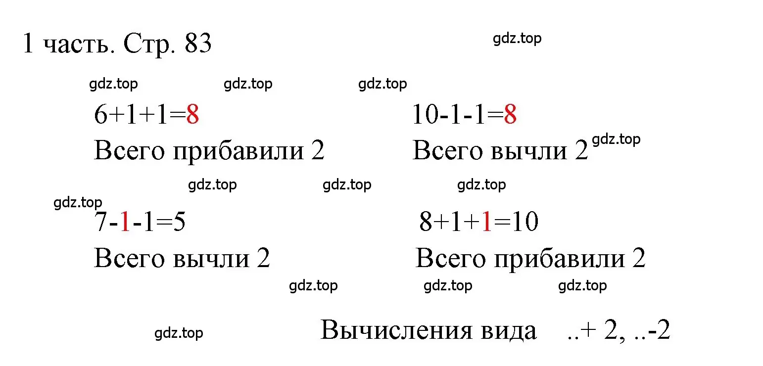 Решение  Проверим себя (страница 83) гдз по математике 1 класс Моро, Волкова, учебник 1 часть