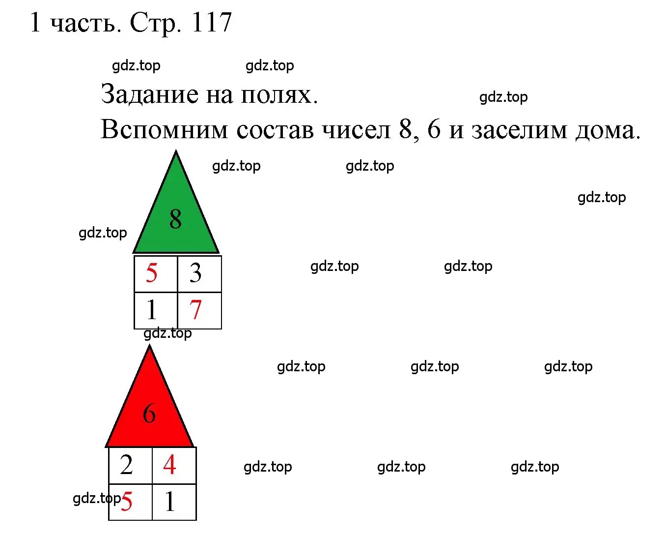 Решение  Задания на полях (страница 117) гдз по математике 1 класс Моро, Волкова, учебник 1 часть