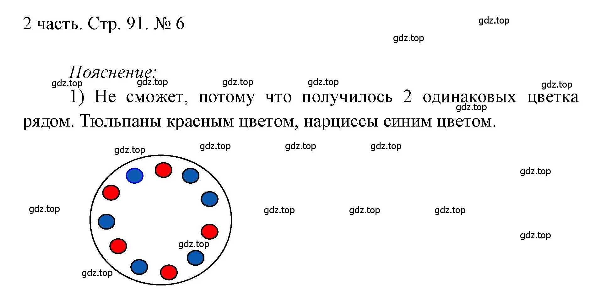 Решение номер 6 (страница 91) гдз по математике 1 класс Моро, Волкова, учебник 2 часть