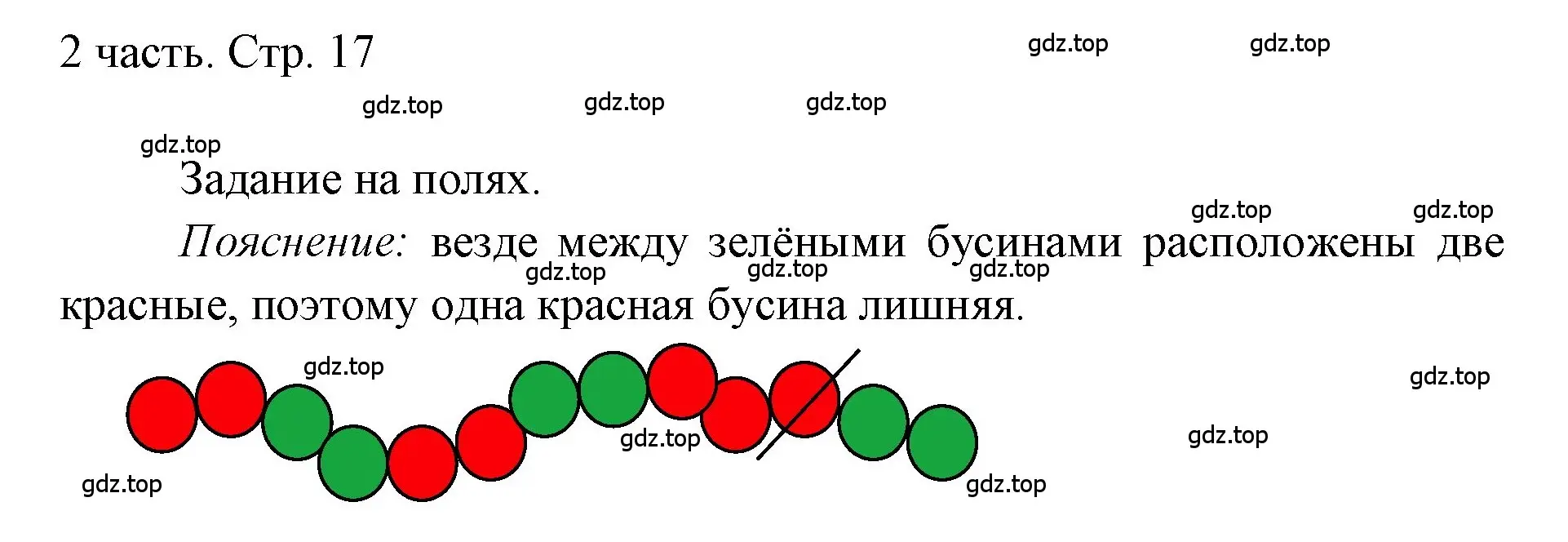 Решение  Задания на полях (страница 17) гдз по математике 1 класс Моро, Волкова, учебник 2 часть