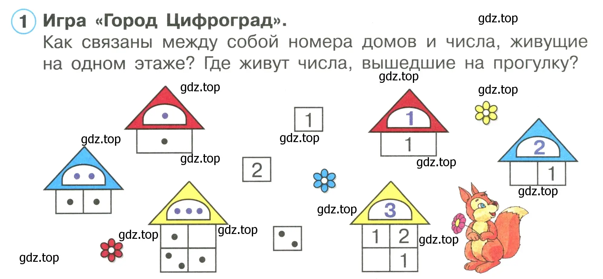 Условие номер 1 (страница 34) гдз по математике 1 класс Петерсон, рабочая тетрадь 1 часть