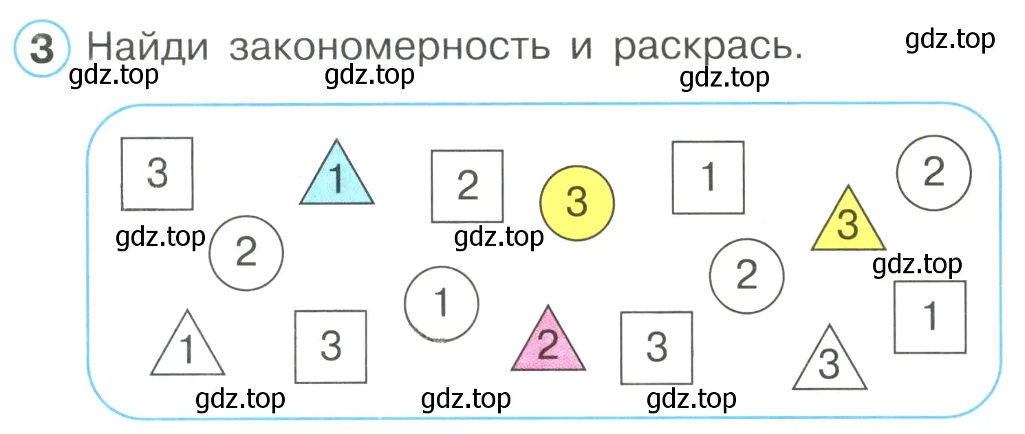 Условие номер 3 (страница 36) гдз по математике 1 класс Петерсон, рабочая тетрадь 1 часть