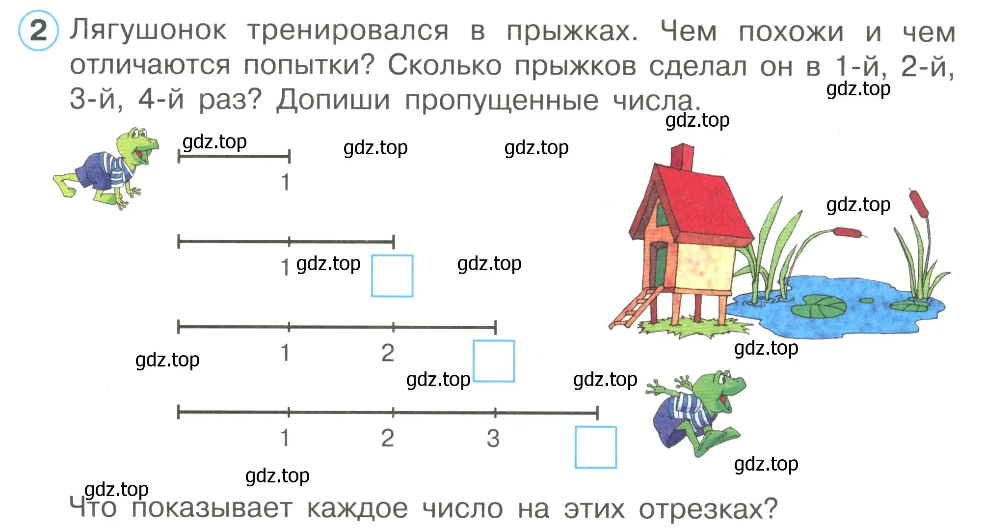 Условие номер 2 (страница 39) гдз по математике 1 класс Петерсон, рабочая тетрадь 1 часть