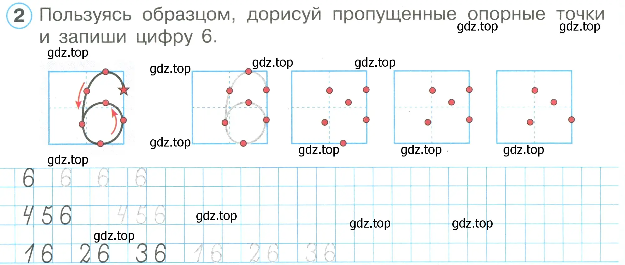 Условие номер 2 (страница 54) гдз по математике 1 класс Петерсон, рабочая тетрадь 1 часть