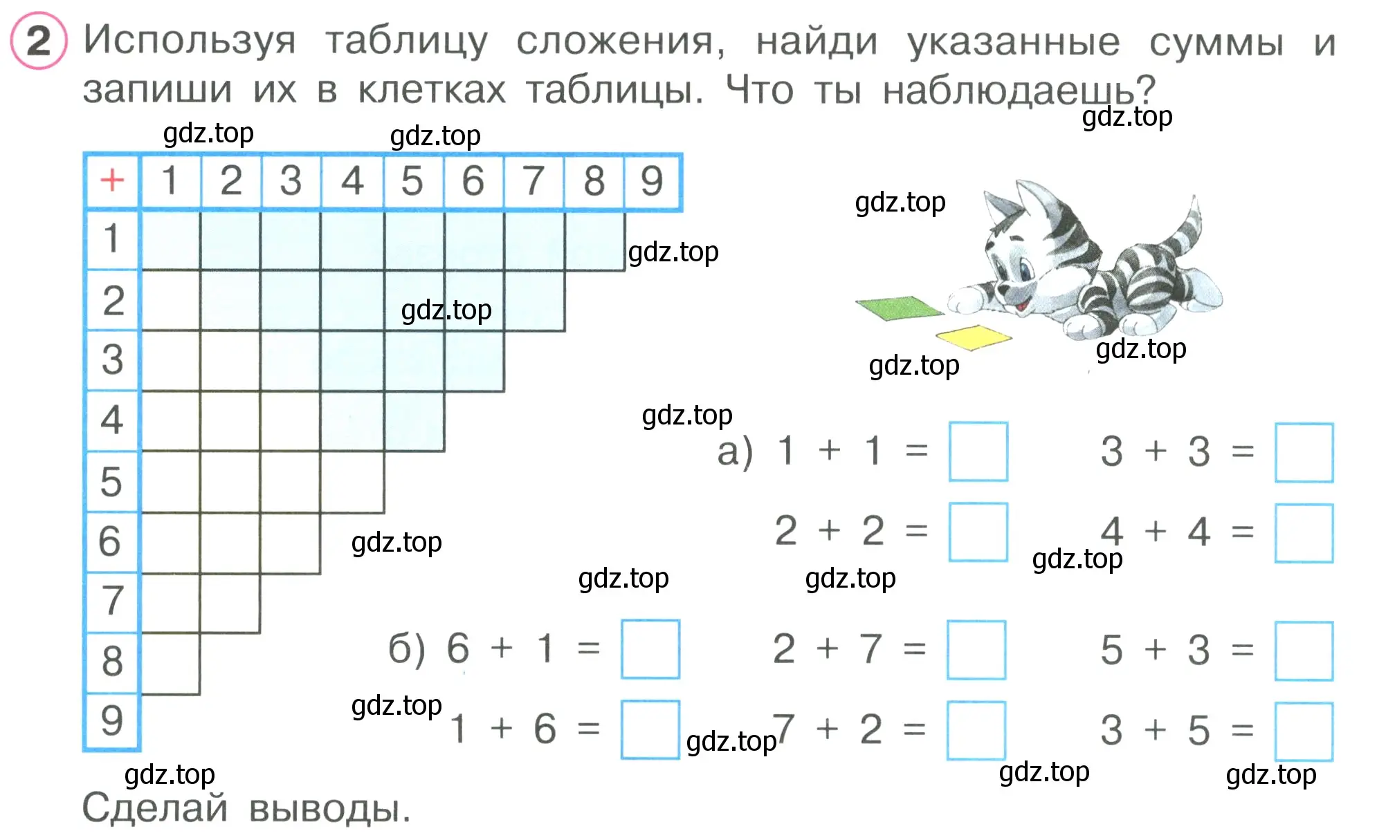 Условие номер 2 (страница 22) гдз по математике 1 класс Петерсон, рабочая тетрадь 2 часть