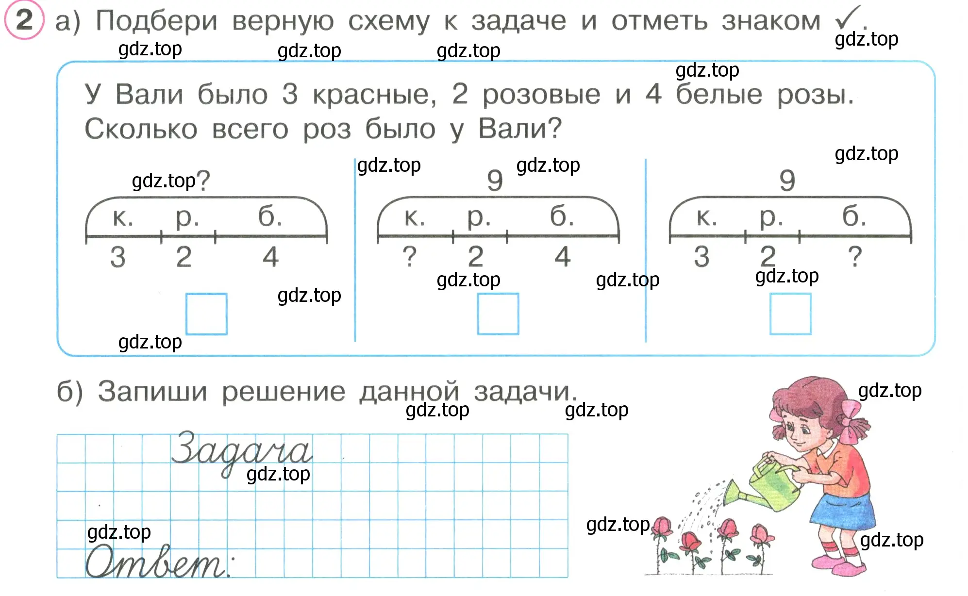 Условие номер 2 (страница 51) гдз по математике 1 класс Петерсон, рабочая тетрадь 2 часть