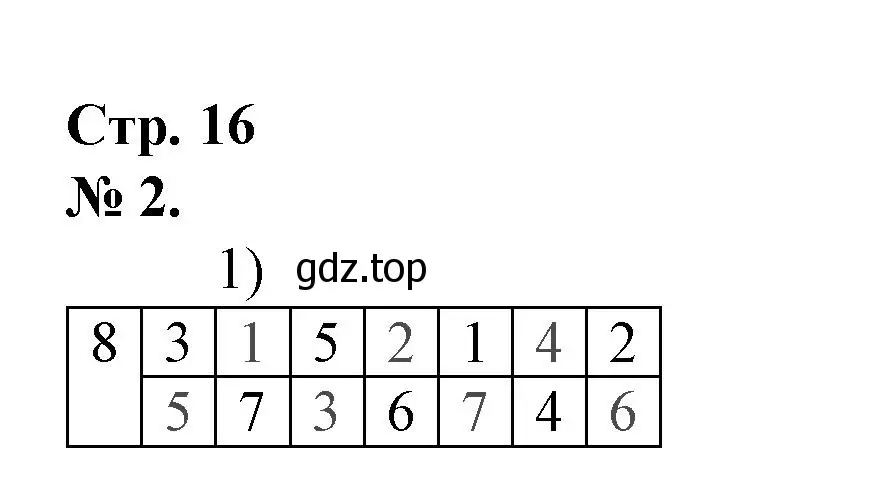 Решение номер 2 (страница 16) гдз по математике 1 класс Петерсон, рабочая тетрадь 2 часть
