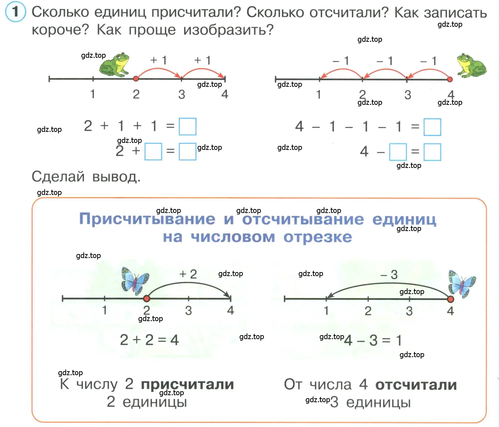 Условие номер 1 (страница 40) гдз по математике 1 класс Петерсон, учебник 1 часть