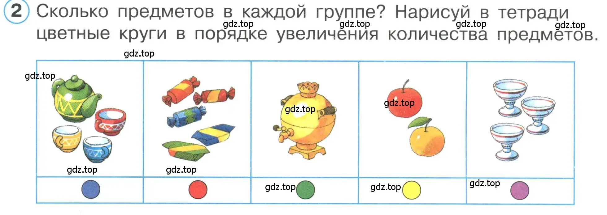 Условие номер 2 (страница 42) гдз по математике 1 класс Петерсон, учебник 1 часть