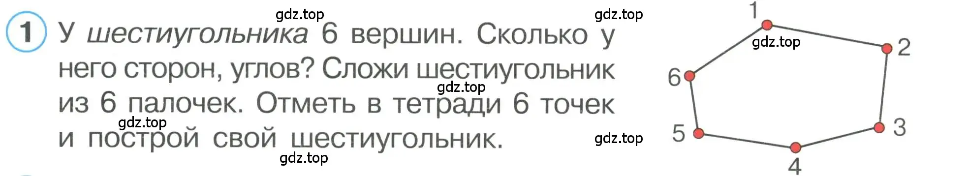 Условие номер 1 (страница 54) гдз по математике 1 класс Петерсон, учебник 1 часть