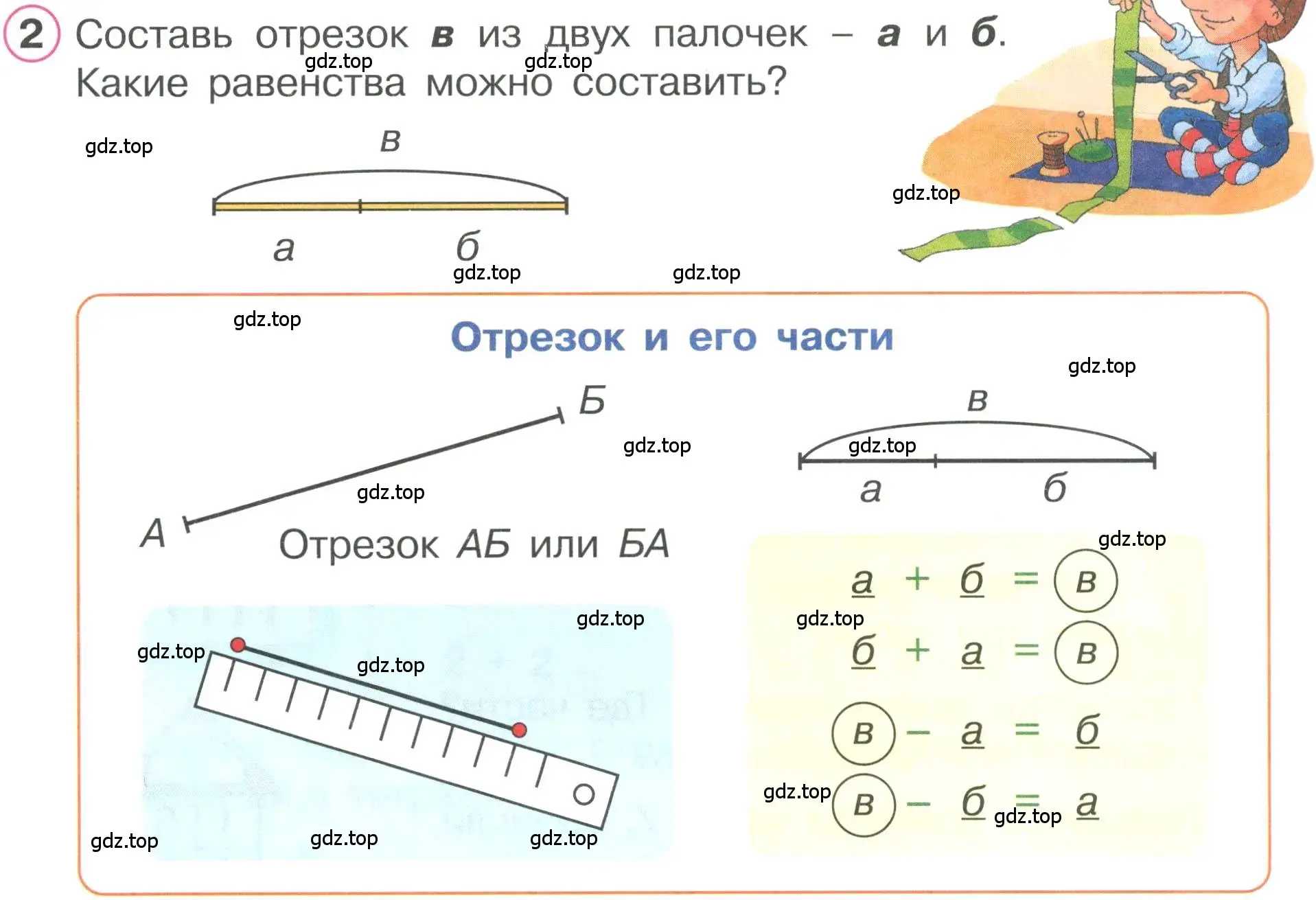 Условие номер 2 (страница 3) гдз по математике 1 класс Петерсон, учебник 2 часть