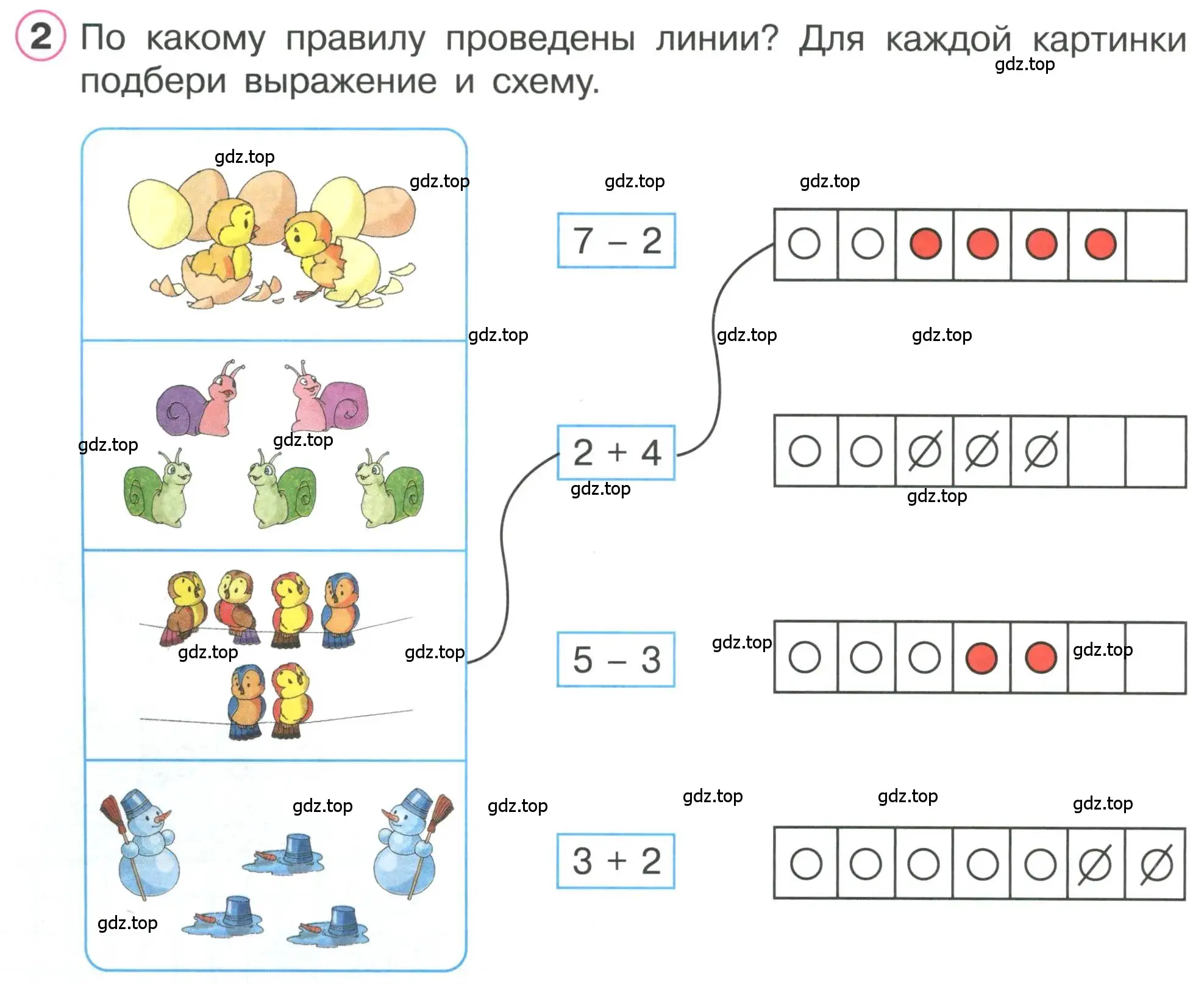 Условие номер 2 (страница 12) гдз по математике 1 класс Петерсон, учебник 2 часть