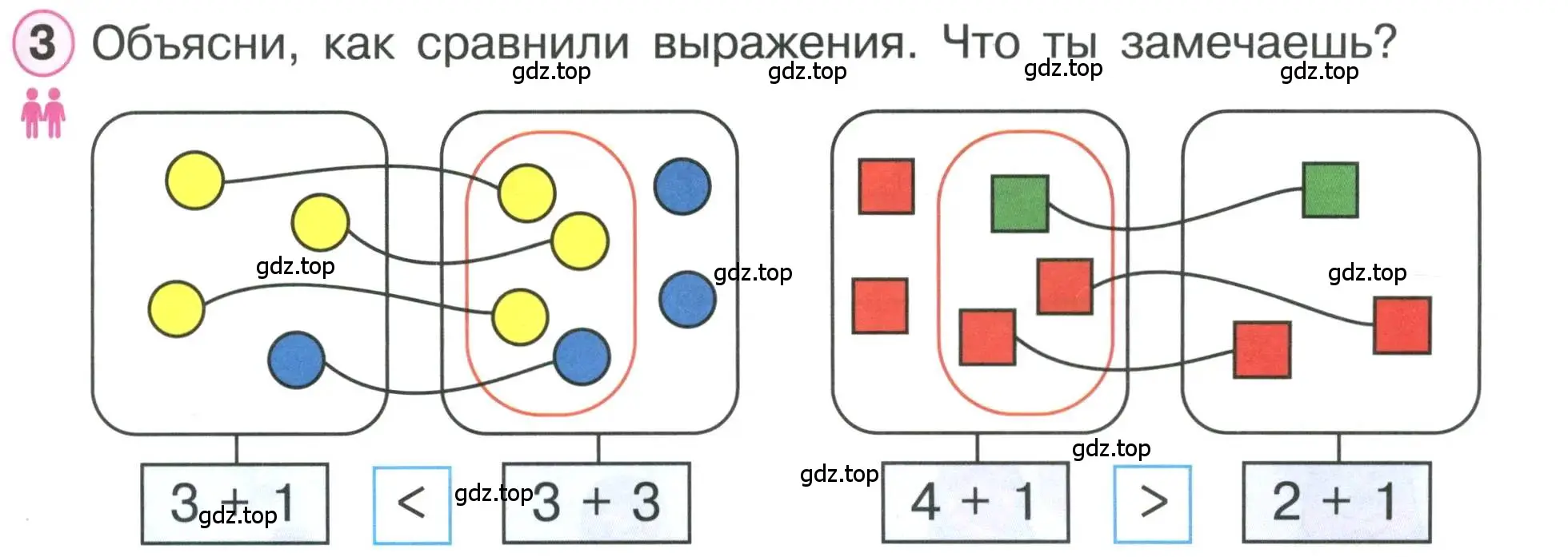 Условие номер 3 (страница 13) гдз по математике 1 класс Петерсон, учебник 2 часть