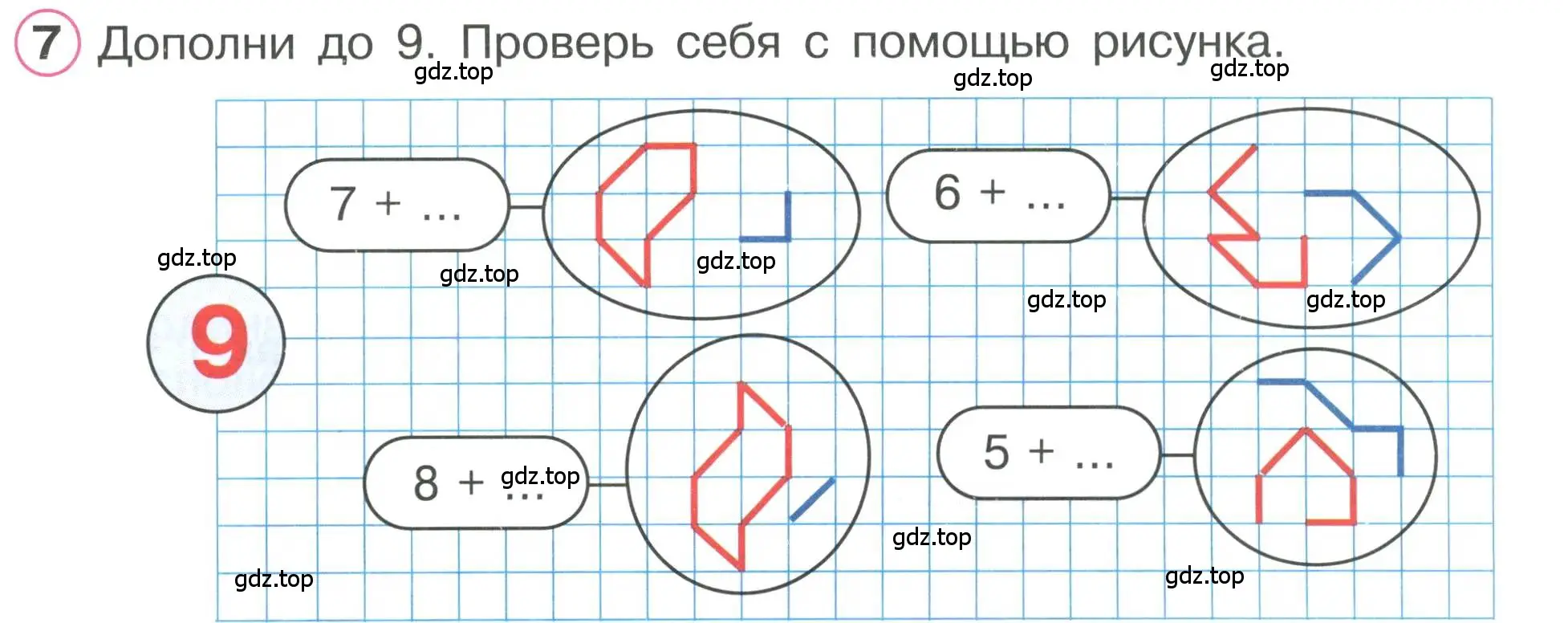 Условие номер 7 (страница 23) гдз по математике 1 класс Петерсон, учебник 2 часть