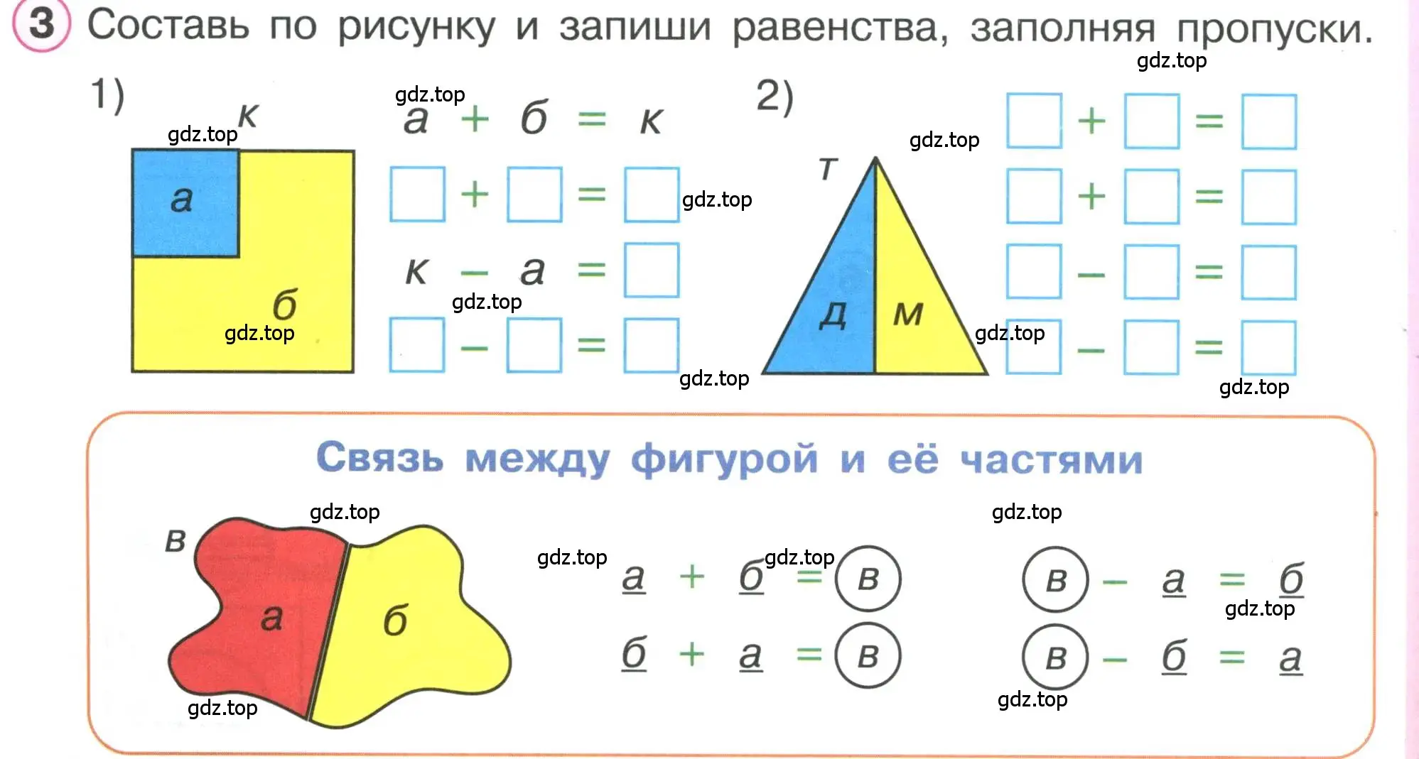 Условие номер 3 (страница 28) гдз по математике 1 класс Петерсон, учебник 2 часть