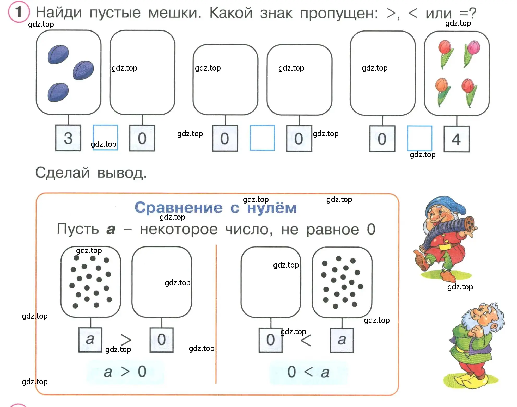 Условие номер 1 (страница 34) гдз по математике 1 класс Петерсон, учебник 2 часть