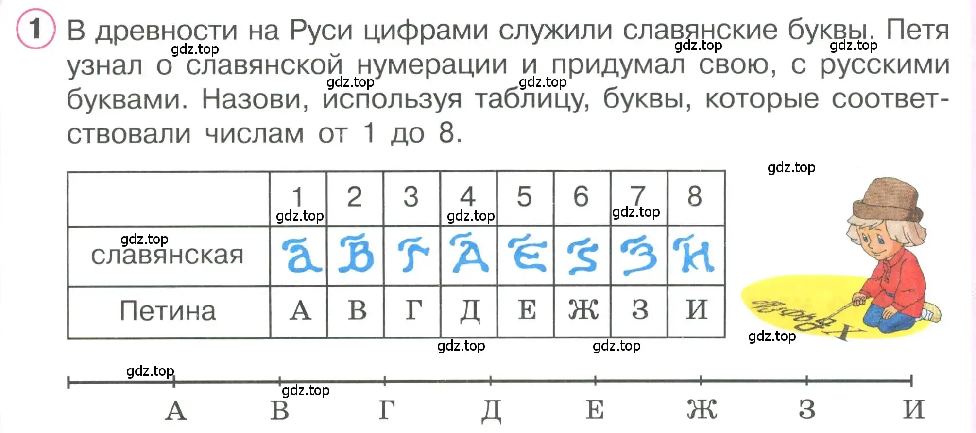 Условие номер 1 (страница 43) гдз по математике 1 класс Петерсон, учебник 2 часть