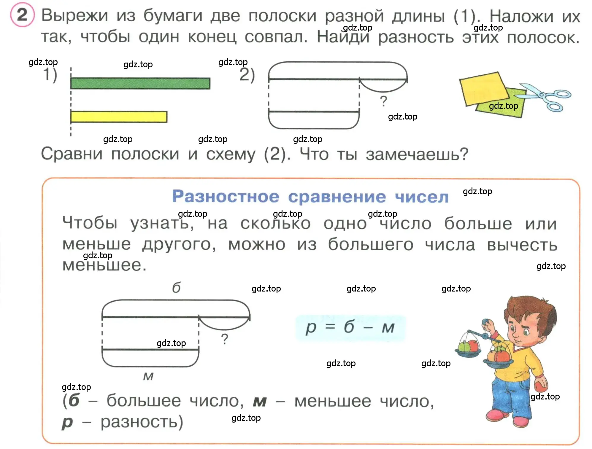 Условие номер 2 (страница 52) гдз по математике 1 класс Петерсон, учебник 2 часть