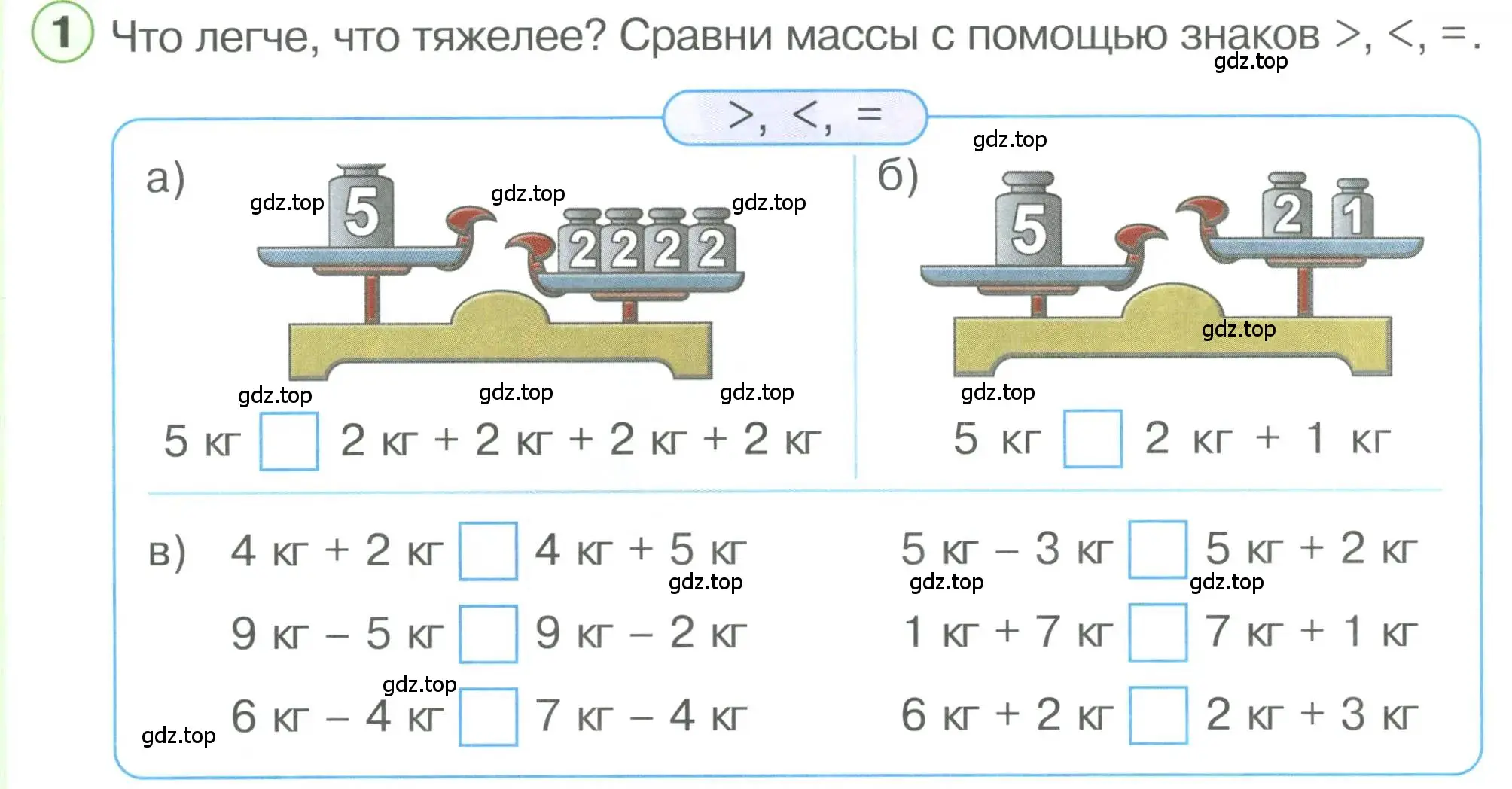 Условие номер 1 (страница 10) гдз по математике 1 класс Петерсон, учебник 3 часть