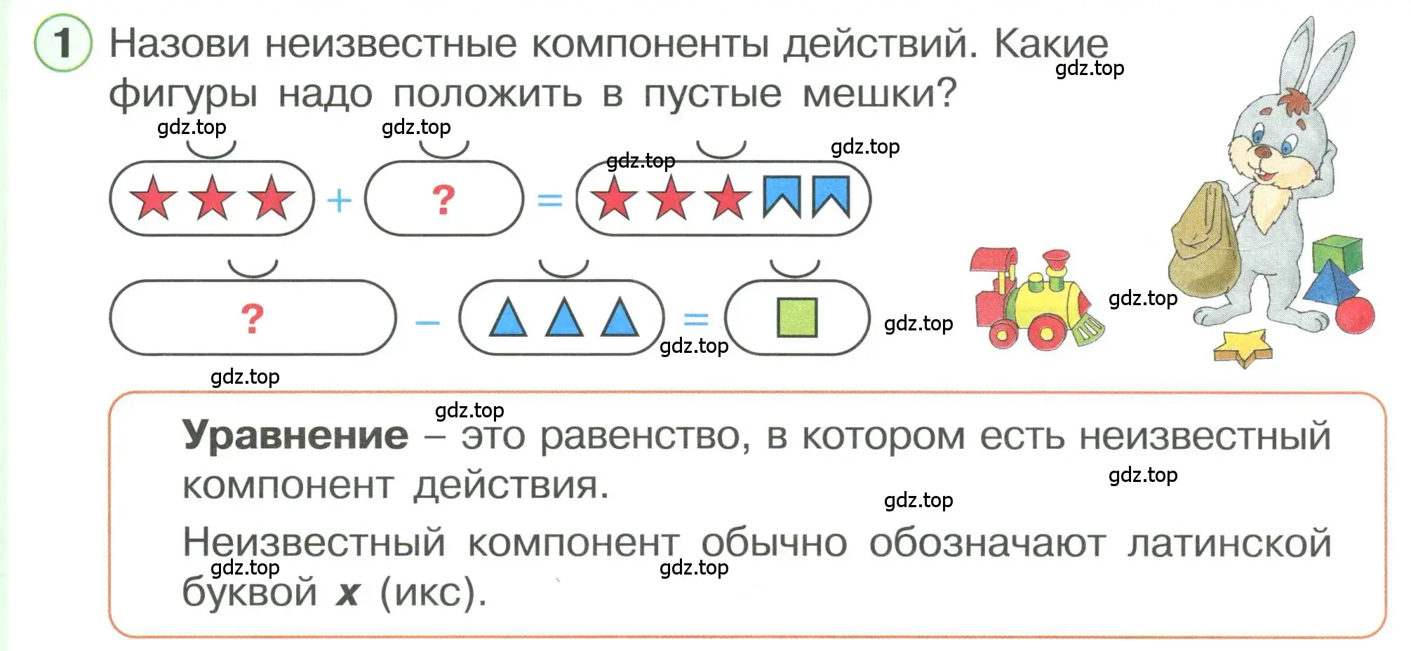 Условие номер 1 (страница 22) гдз по математике 1 класс Петерсон, учебник 3 часть