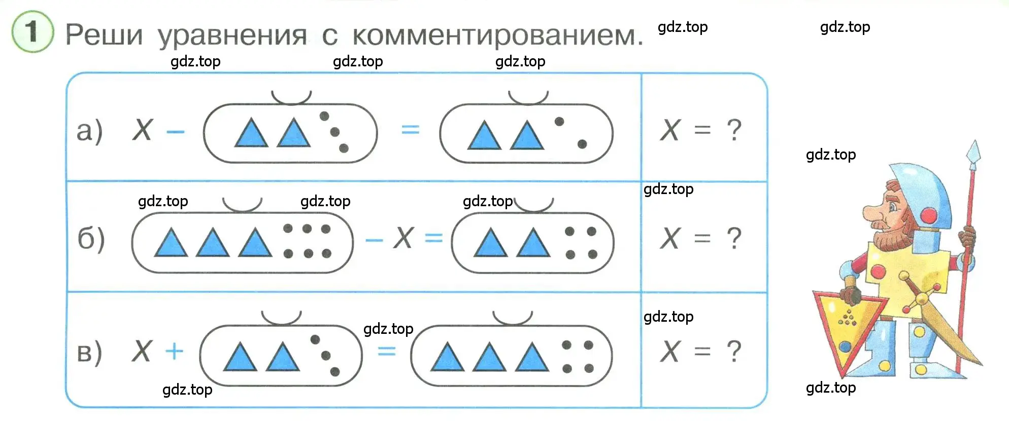 Условие номер 1 (страница 34) гдз по математике 1 класс Петерсон, учебник 3 часть