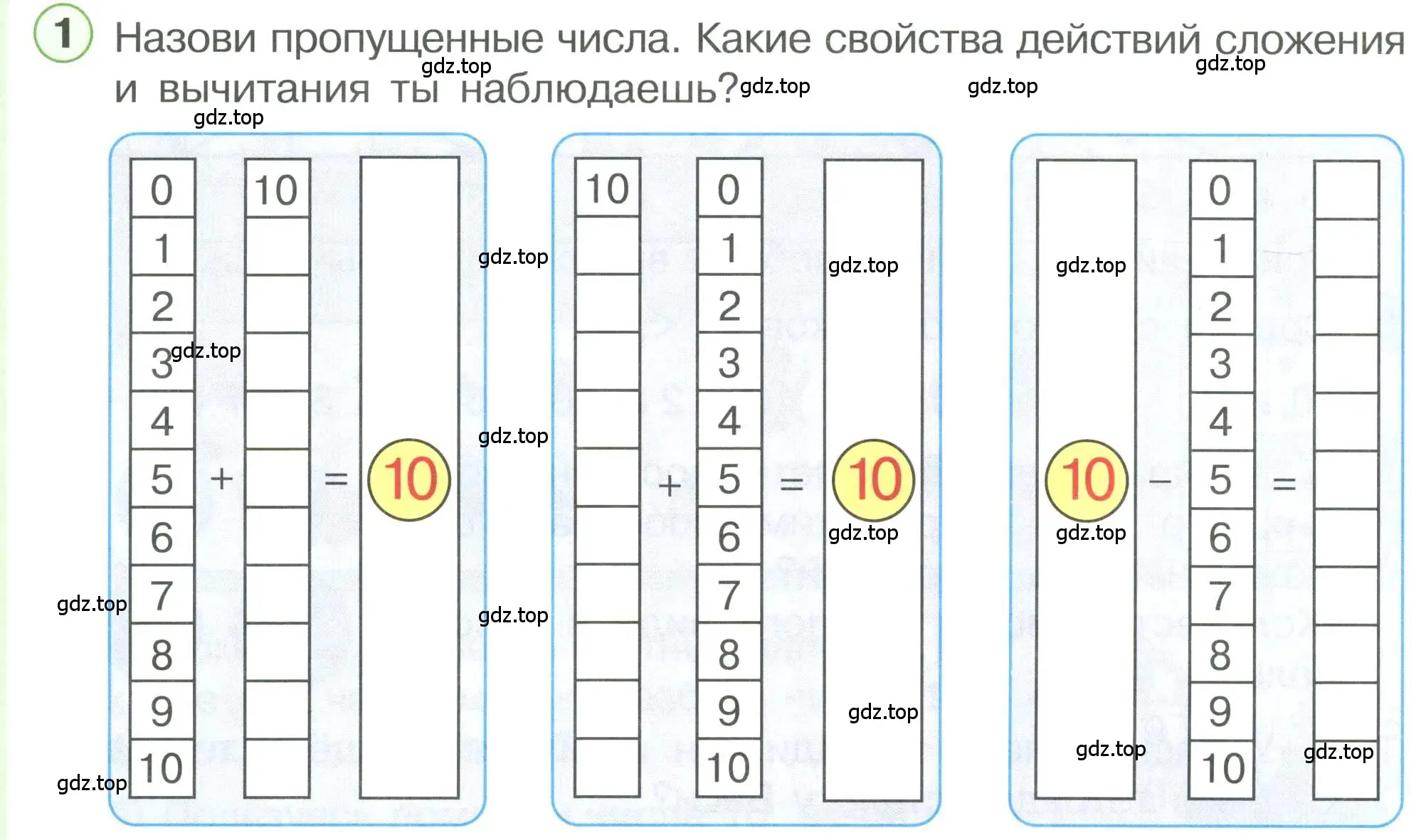 Условие номер 1 (страница 42) гдз по математике 1 класс Петерсон, учебник 3 часть