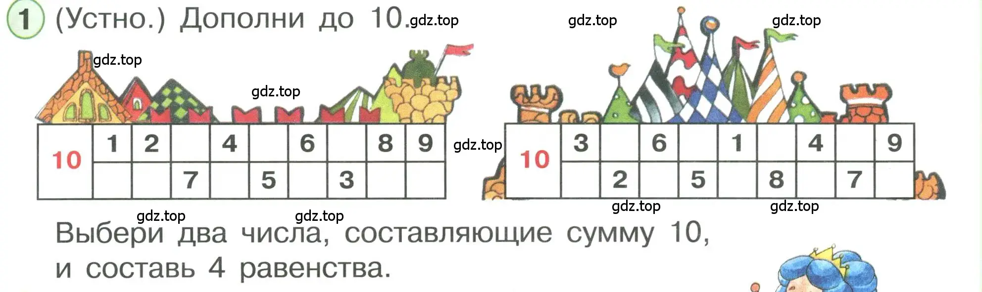 Условие номер 1 (страница 43) гдз по математике 1 класс Петерсон, учебник 3 часть