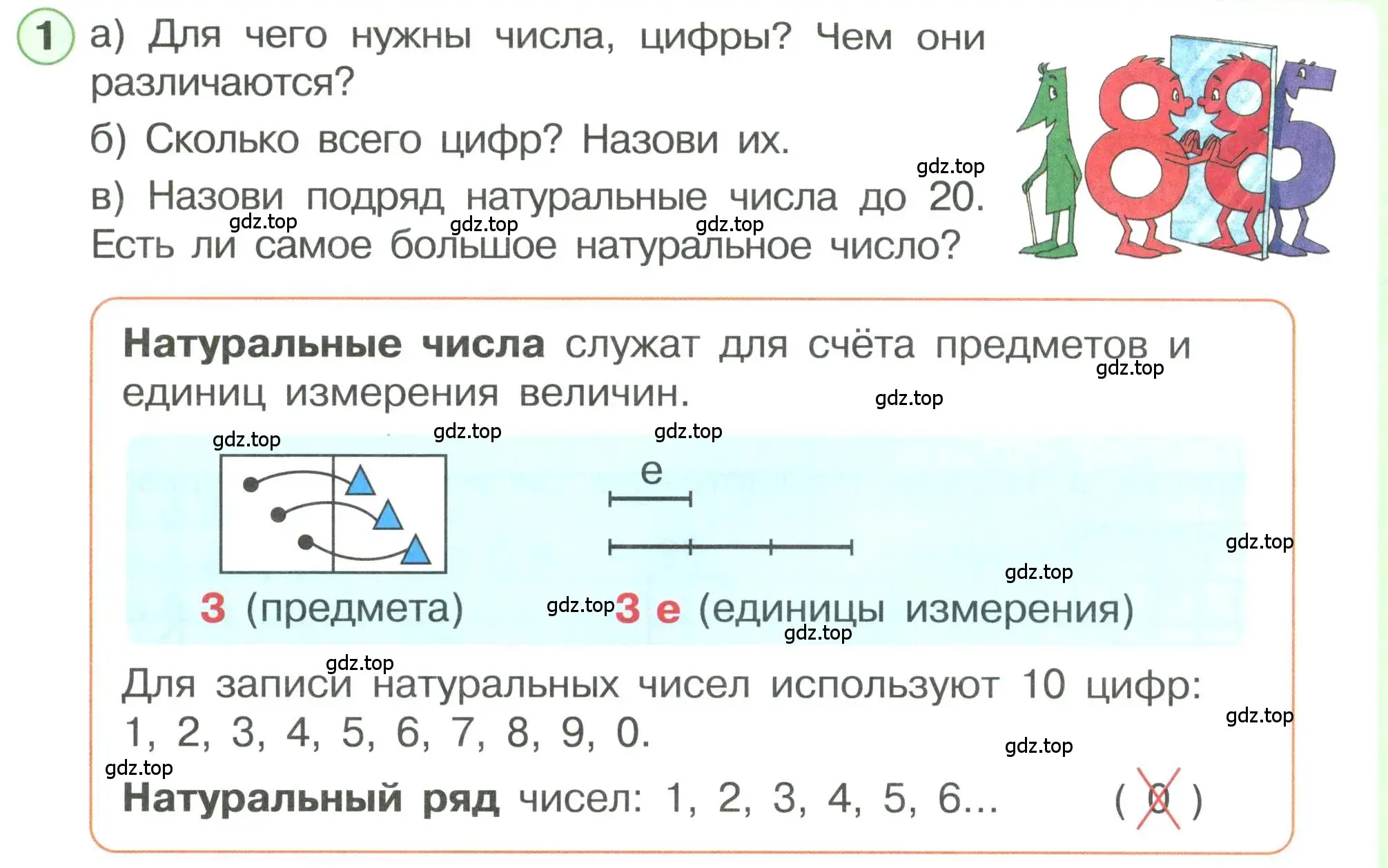 Условие номер 1 (страница 64) гдз по математике 1 класс Петерсон, учебник 3 часть