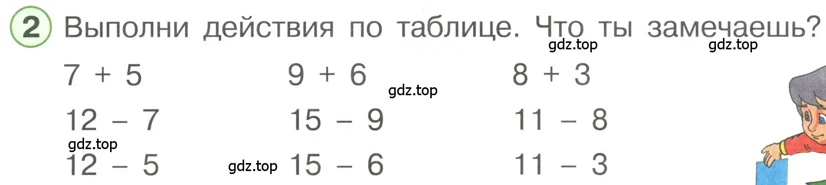 Условие номер 2 (страница 74) гдз по математике 1 класс Петерсон, учебник 3 часть