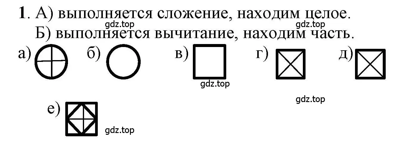 Решение номер 1 (страница 32) гдз по математике 1 класс Петерсон, учебник 3 часть