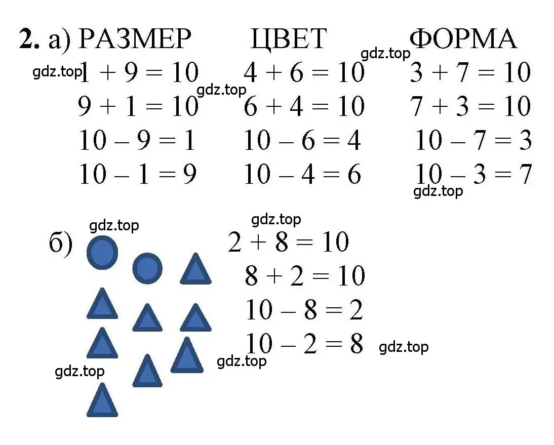 Решение номер 2 (страница 40) гдз по математике 1 класс Петерсон, учебник 3 часть