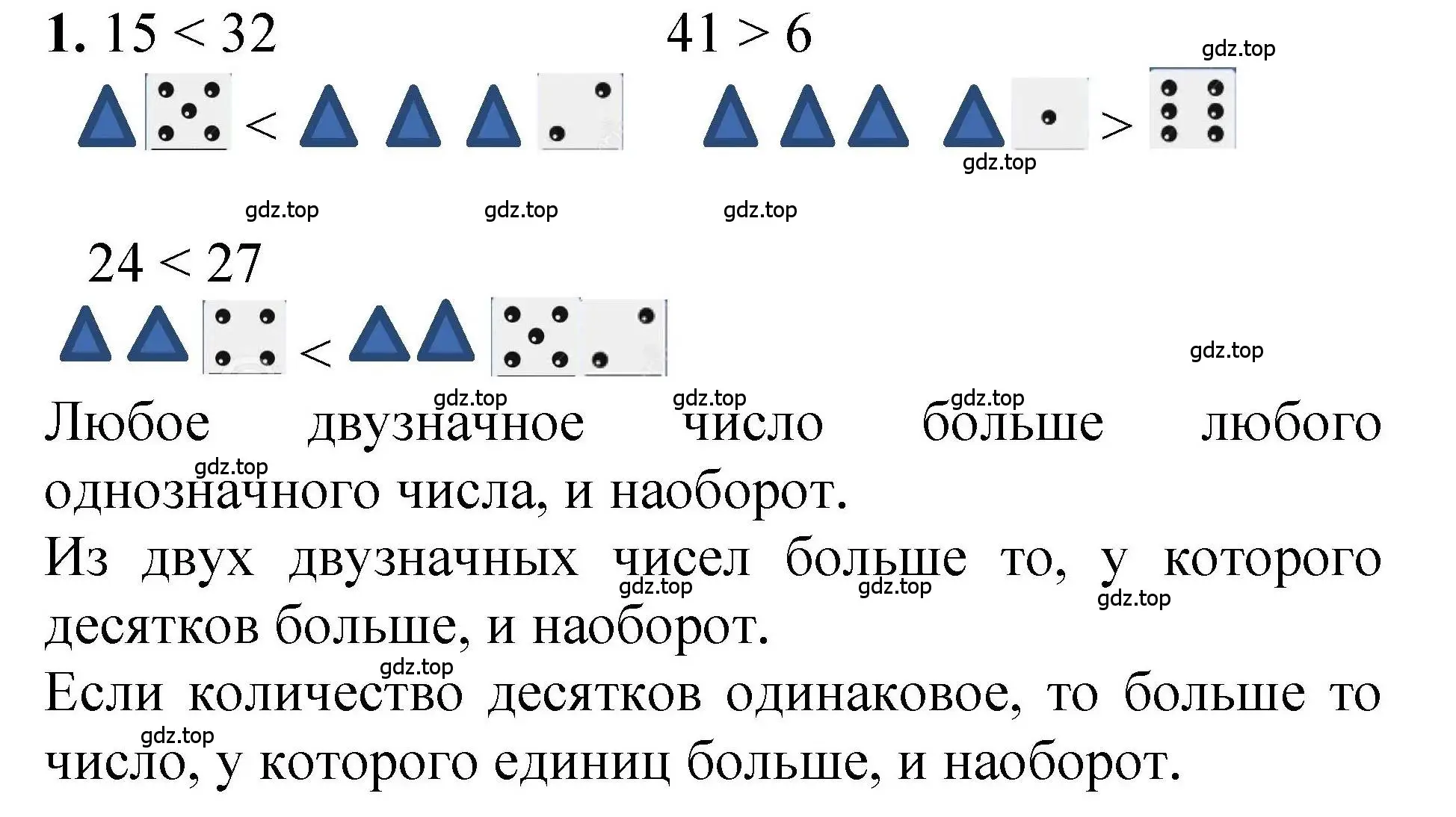 Решение номер 1 (страница 66) гдз по математике 1 класс Петерсон, учебник 3 часть