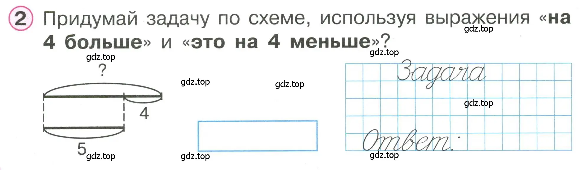 Условие номер 2 (страница 60) гдз по математике 1 класс Петерсон, учебник 2 часть