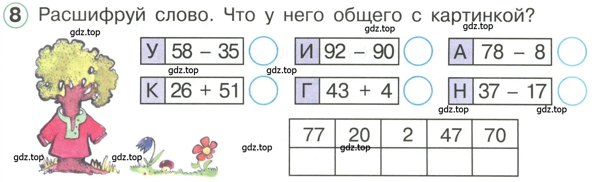 Условие номер 8 (страница 75) гдз по математике 1 класс Петерсон, учебник 3 часть