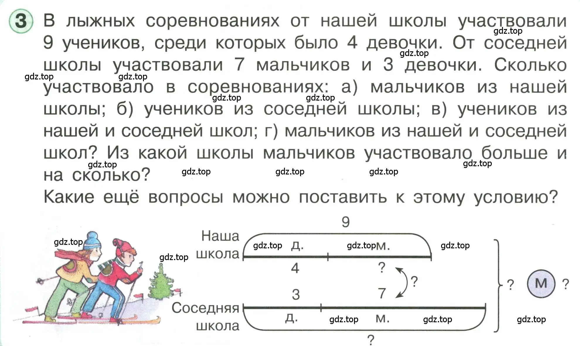 Условие номер 3 (страница 78) гдз по математике 1 класс Петерсон, учебник 3 часть