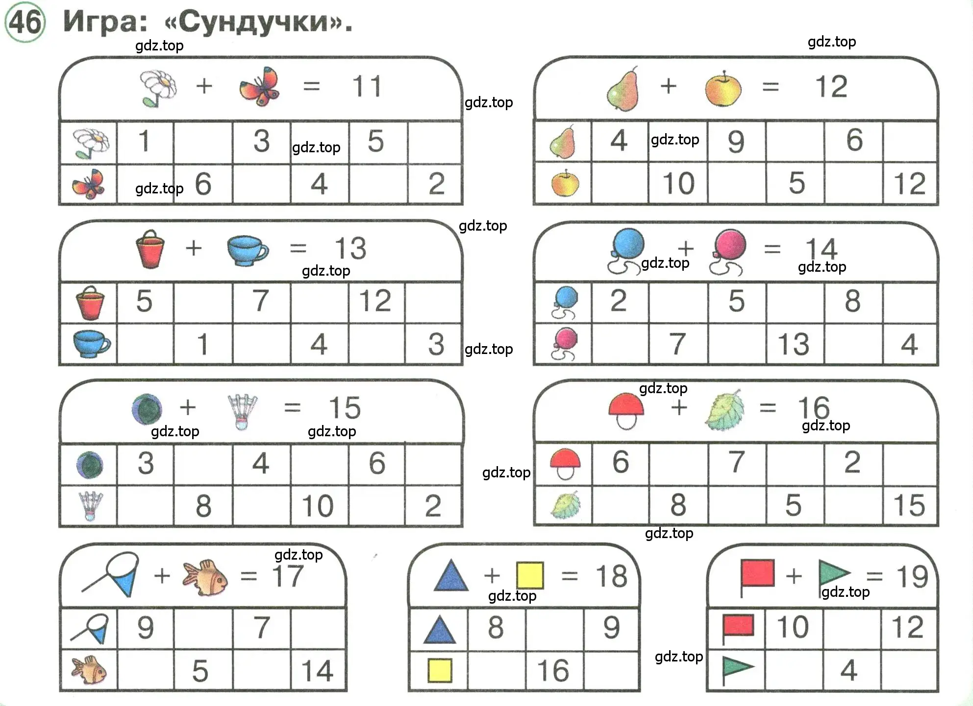 Условие номер 46 (страница 96) гдз по математике 1 класс Петерсон, учебник 3 часть