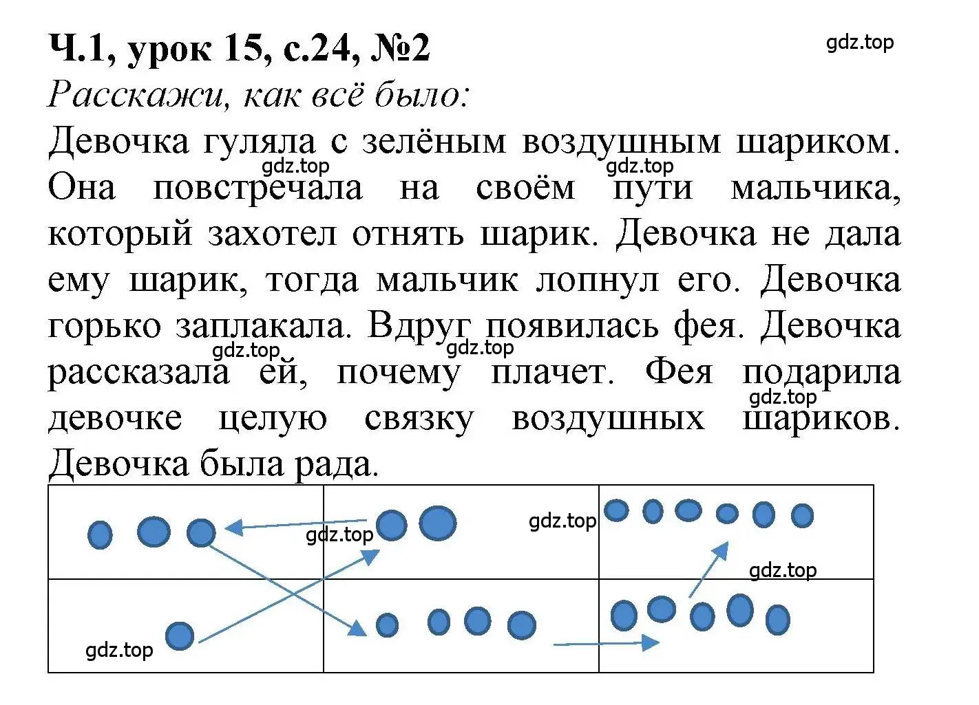 Решение номер 2 (страница 24) гдз по математике 1 класс Петерсон, учебник 1 часть