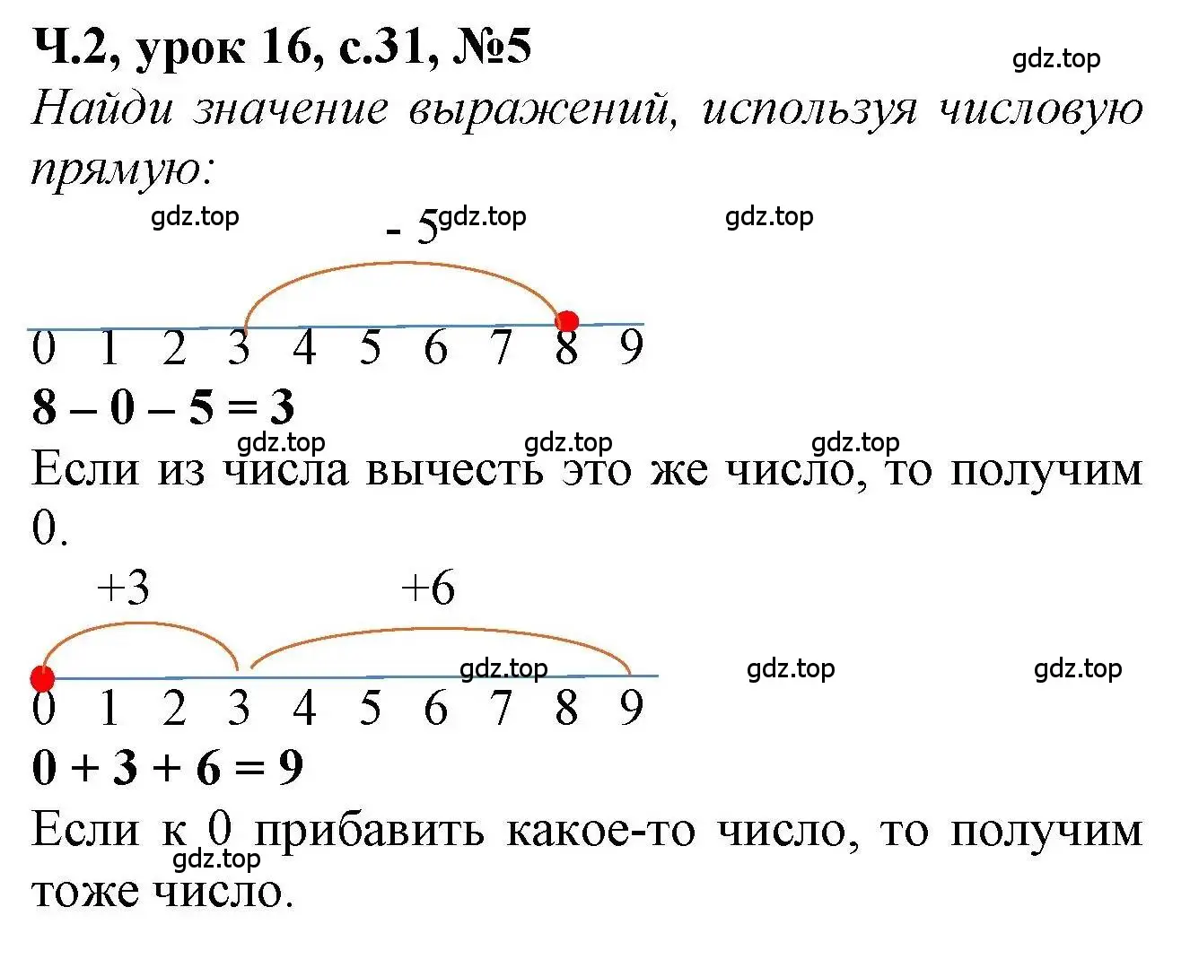 Решение номер 5 (страница 31) гдз по математике 1 класс Петерсон, учебник 2 часть