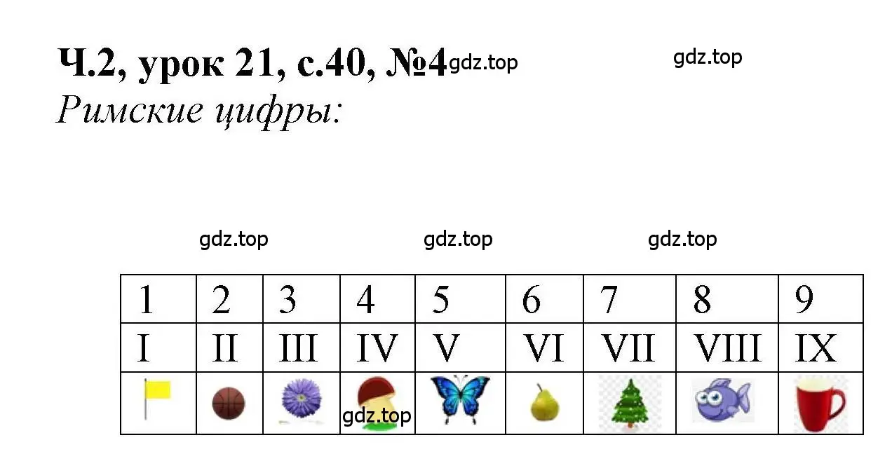 Решение номер 4 (страница 40) гдз по математике 1 класс Петерсон, учебник 2 часть