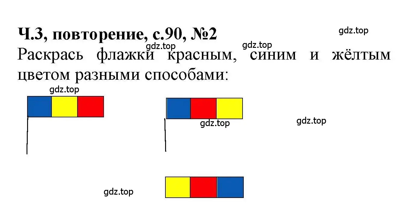 Решение номер 2 (страница 90) гдз по математике 1 класс Петерсон, учебник 3 часть