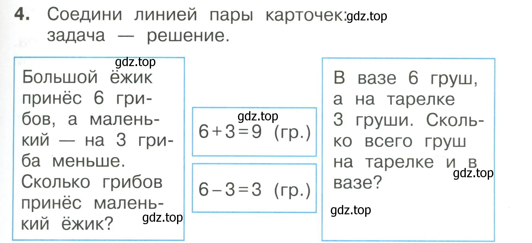 Условие номер 4 (страница 29) гдз по математике 1 класс Волкова, тетрадь учебных достижений