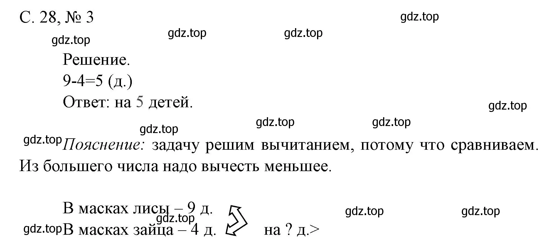 Решение номер 3 (страница 28) гдз по математике 1 класс Волкова, тетрадь учебных достижений