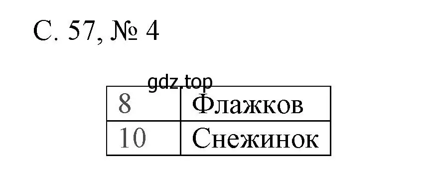 Решение номер 4 (страница 57) гдз по математике 1 класс Волкова, тетрадь учебных достижений