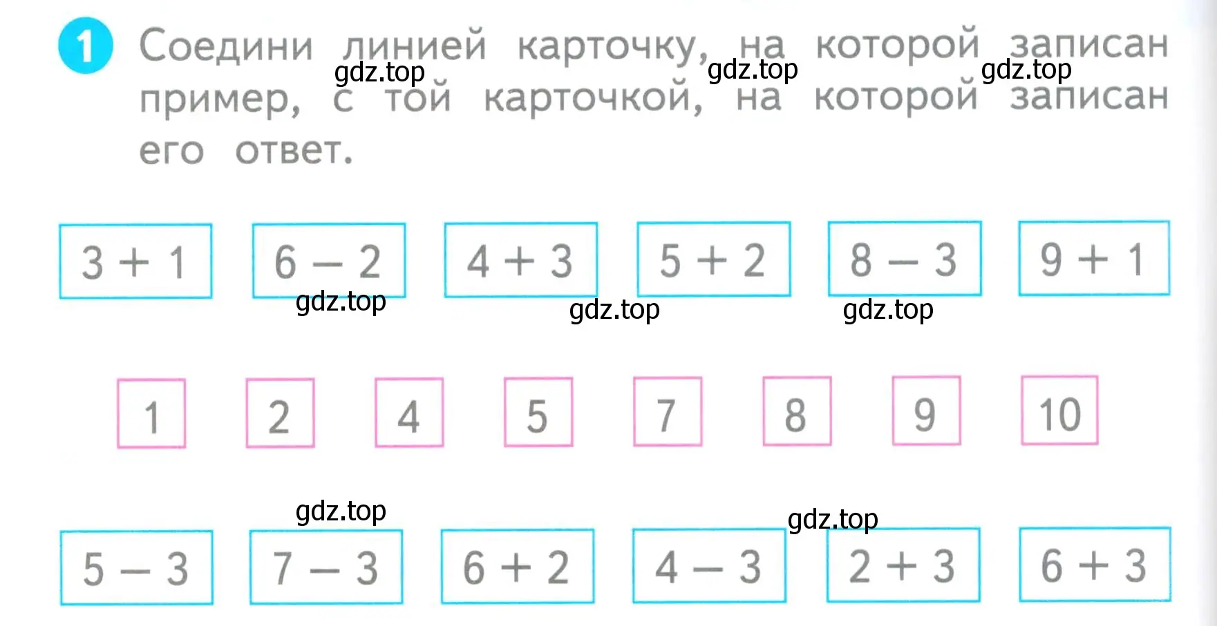 Условие номер 1 (страница 22) гдз по математике 1 класс Волкова, проверочные работы