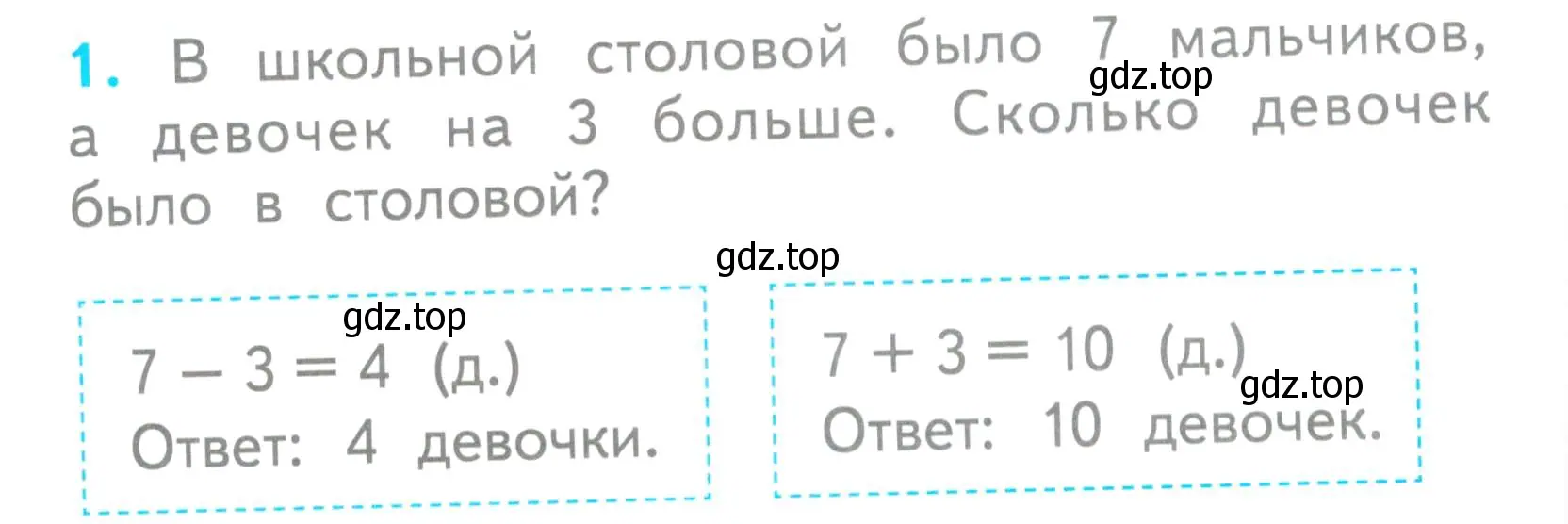 Условие номер 1 (страница 58) гдз по математике 1 класс Волкова, проверочные работы