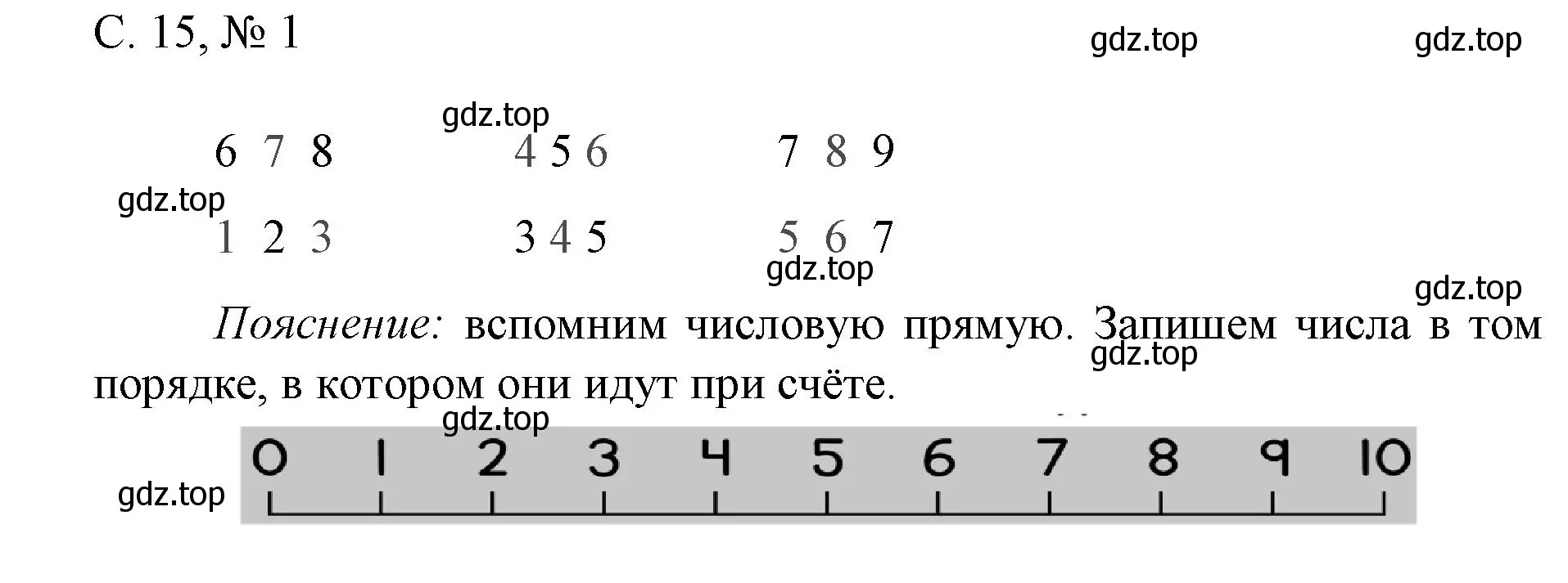 Решение номер 1 (страница 15) гдз по математике 1 класс Волкова, проверочные работы