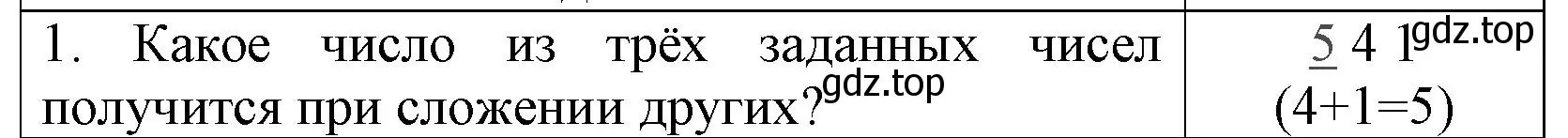 Решение номер 1 (страница 34) гдз по математике 1 класс Волкова, проверочные работы